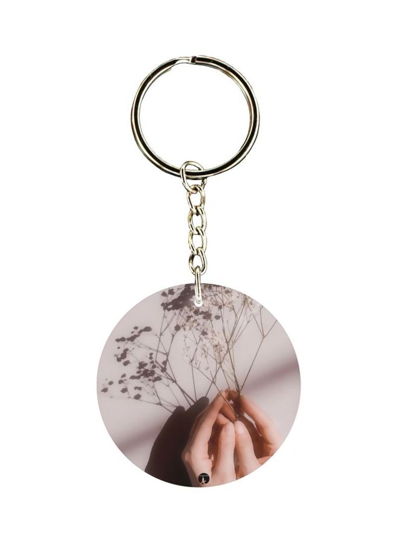 Single Side Printed Keychain