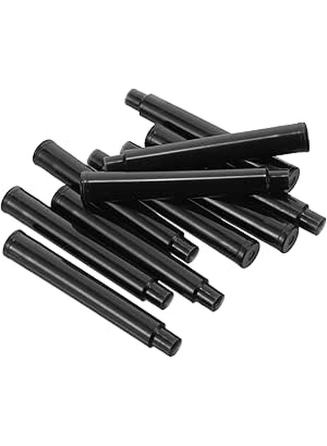 10Pcs Black Fountain Pen Ink Refills Smooth Writing Compatible Standard Pens - Image 1
