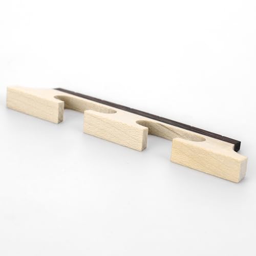 Swhmc 6 String Banjo Bridge 3 Legged Banjo Parts Maple Ebony - Image 2
