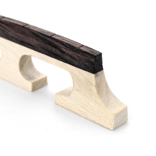 Swhmc 6 String Banjo Bridge 3 Legged Banjo Parts Maple Ebony - Image 3