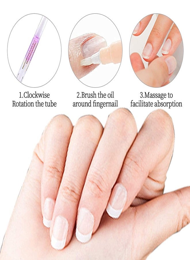 NAILWIND Nail Cuticle Oil Pen, Nail Cuticle Oils Nutrition Oil Pen Cuticle Revitalizer Oil Pen for Nails with Soft Brush Cuticle Oil Bulk Softener Moist Gel Nail Treatment Nourishment Fruity - Image 4