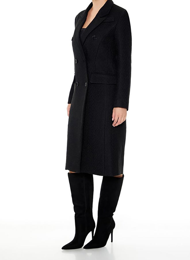 FOREVER 21 Notched Double-Breasted Coat  - Image 3
