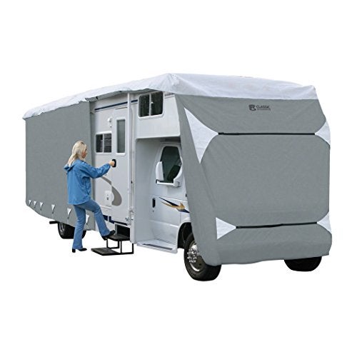 Classic Accessories Over Drive PolyPRO3 Deluxe 5th Wheel Cover or Toy Hauler Cover, Fits 26' - 29' RVs - Image 1