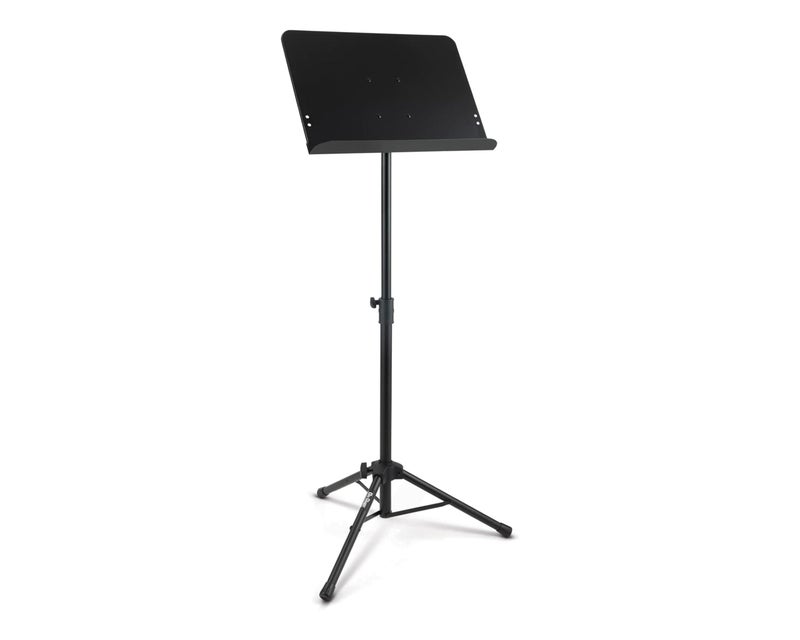 OnStage SM7211B Professional Grade Folding Orchestral Sheet Music Stand Black