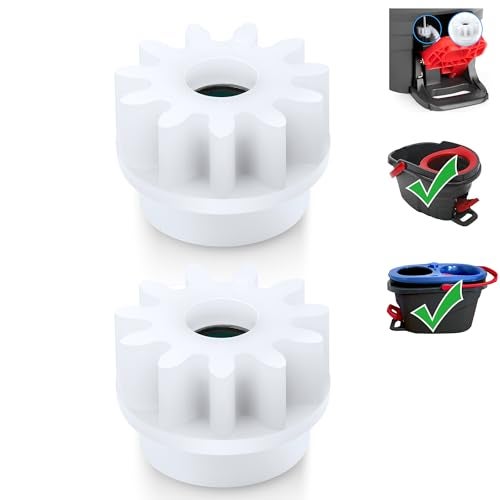TIDYKITC 2 Pcs Spin Mop Bucket Replacement Gear Compatible with Ocedar Mop Bucket Pedal Only One Way Bearing Repair Parts - Image 1