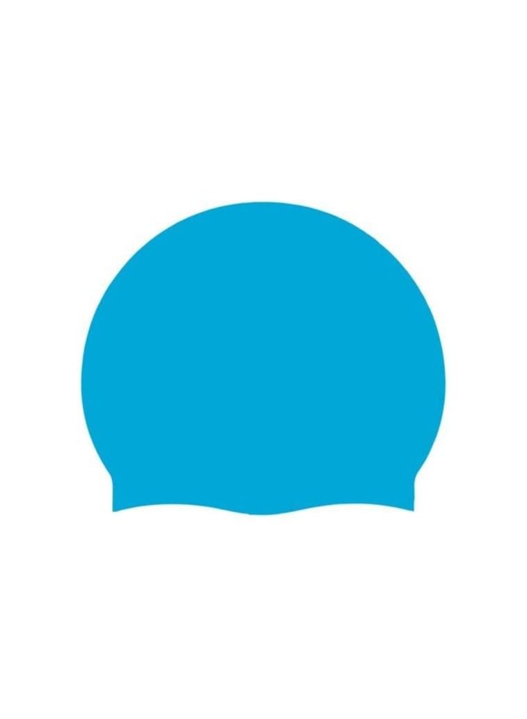 Generic Unisex Silicone Swim Cap Swimming Hat Non Slip Elastic Hair Ear Protection Solid Color - Image 1