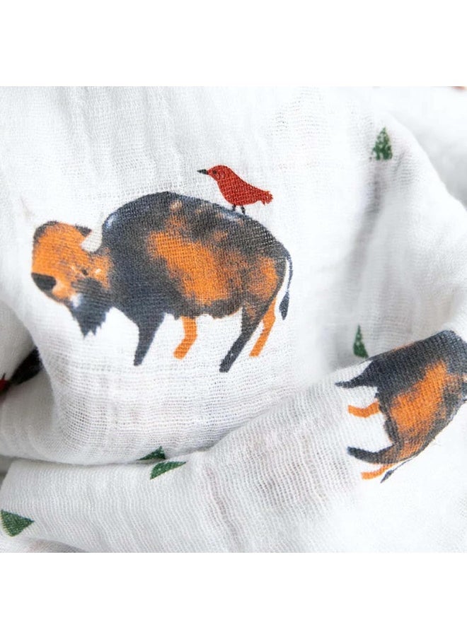 little unicorn - Little Unicorn yobio lum-a-b-xl Muslin Cloths, Unisex - Image 1