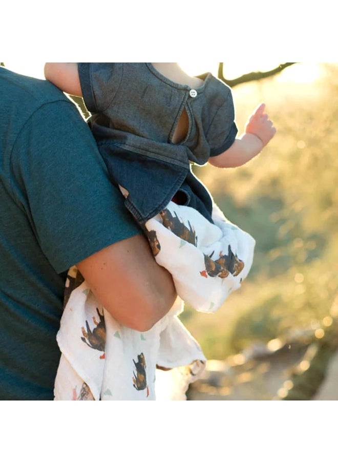 little unicorn - Little Unicorn yobio lum-a-b-xl Muslin Cloths, Unisex - Image 1
