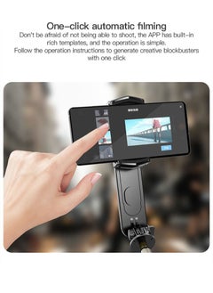 Generic Smartphone Handheld Gimbal With Fill Light, Anti-shaked Three-axis Stabilizer, Selfie Stick For Vlog Recording  - Image 3