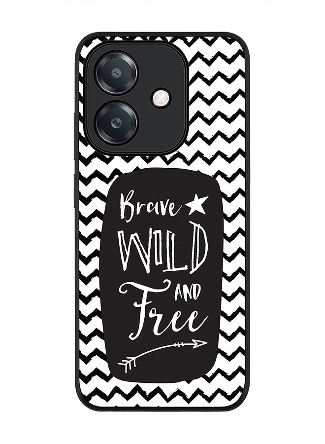 Stylizedd For Oppo A5i Case,Slim fit Camera Protection, Shockproof Thin Phone cover  - Brave, Wild And Free