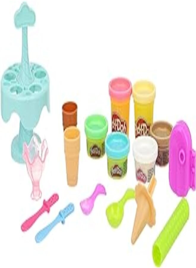 Play-Doh - Play-Doh Kitchen Workshop Ice Cream Party Set - Image 1