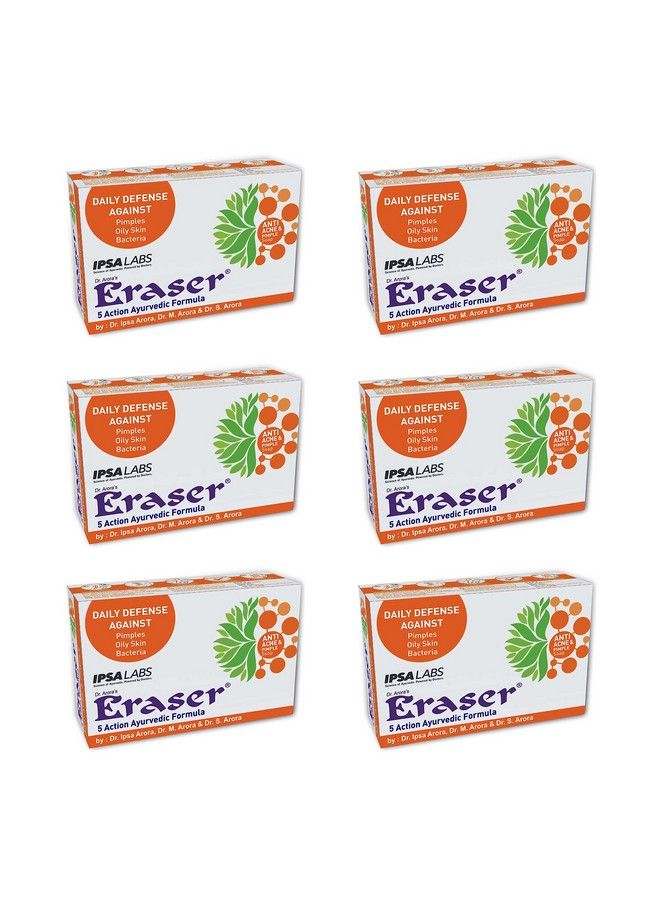 ERASER صابون حب الشباب 6 عبوات - Image 2