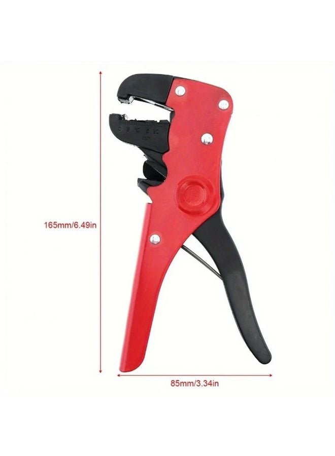 Heavy Duty Duckbill Wire Stripper Tool Red Handle Multifunctional Cable Crimper Professional - Image 4