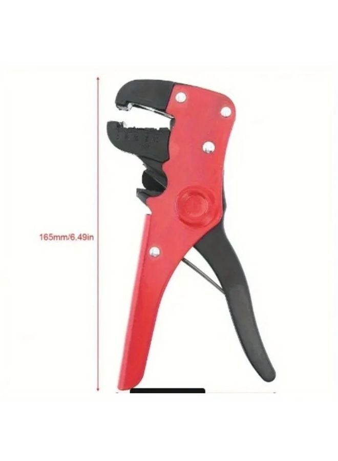 Heavy Duty Duckbill Wire Stripper Tool Red Handle Multifunctional Cable Crimper Professional - Image 1