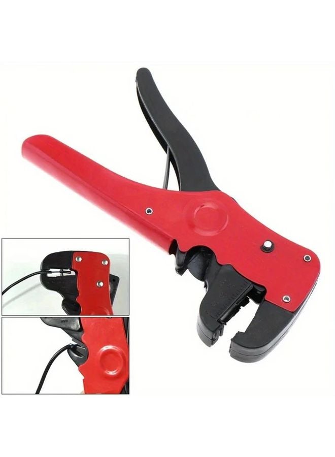 Heavy Duty Duckbill Wire Stripper Tool Red Handle Multifunctional Cable Crimper Professional - Image 5