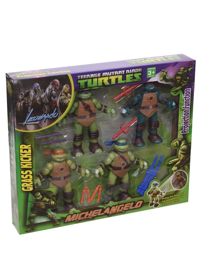 Teenage Mutant Ninja Turtles 4 IN 1 Big Box Of Teenage Mutant Ninja Turtles For Kids - Multi Color  - Image 1