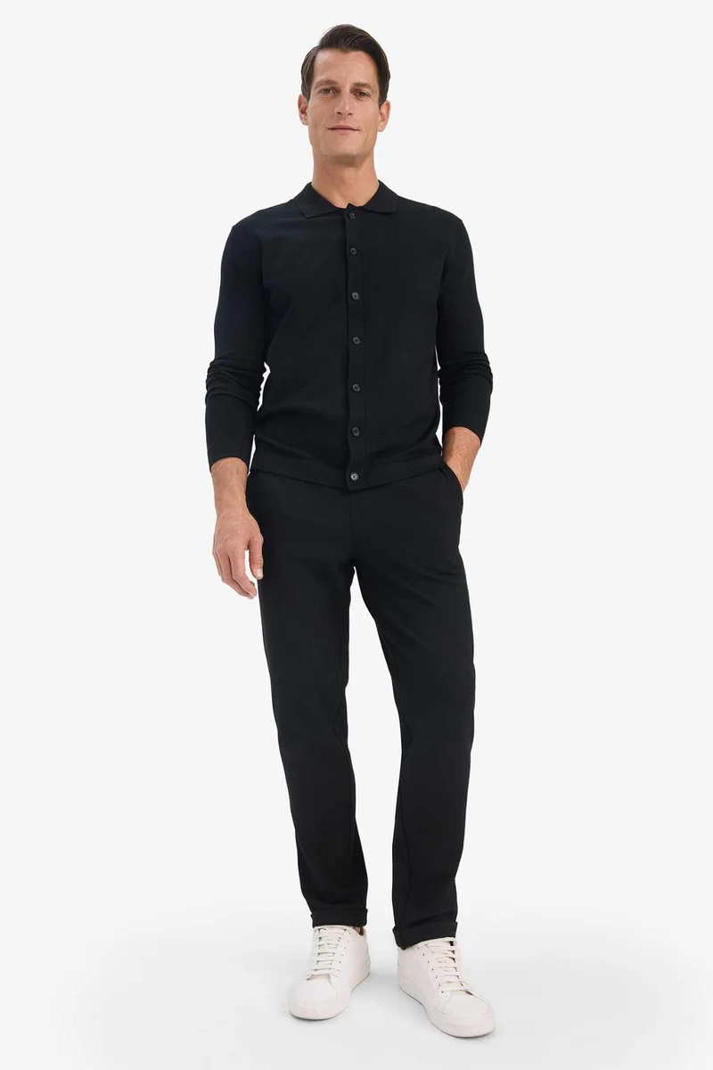 Defacto  Jogger Fit Crop Cotton Trousers for Men | Best Price UAE