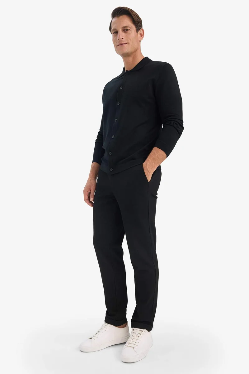 Defacto  Jogger Fit Crop Cotton Trousers for Men | Best Price UAE