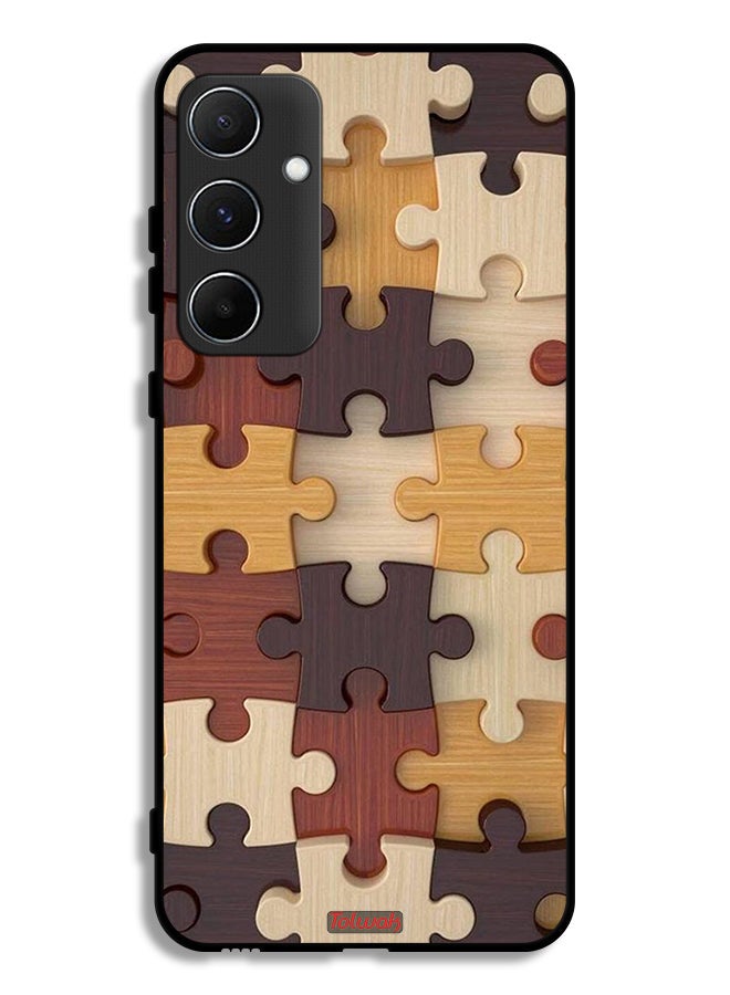 Tolwak Samsung Galaxy A55 5G Protective Case Cover Wooden Pattern  - Image 1