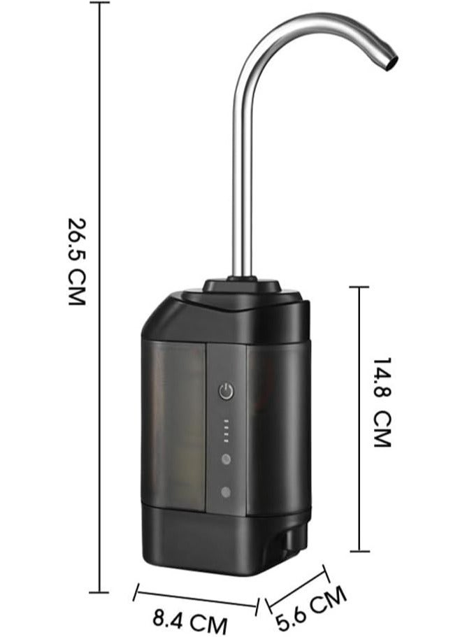 بلو فاير مضخة أكسجين محمولة متعددة الوظائف مع ضوء الطعم - بطارية 2600 مللي أمبير تعمل حتى 24 ساعة، تدفق هواء 6 لتر/دقيقة، إضاءة ليلية LED، مثالية لصيد القوارب والأنهار والبحيرات - Image 3