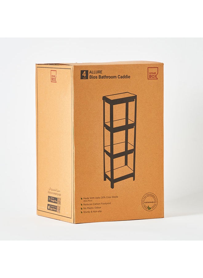 Home Box - Allure Bios Rectangle 4-Tier Bathroom Caddy 36 x 100 x 23 cm - Image 1
