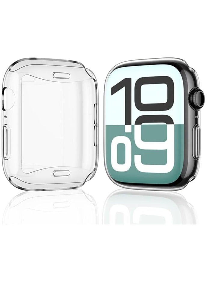HablTech Protective Case Compatible with Apple Watch Series 9/8/7 45mm Case for iWatch Ultra-thin and soft TPU Case Shockproof - Image 1