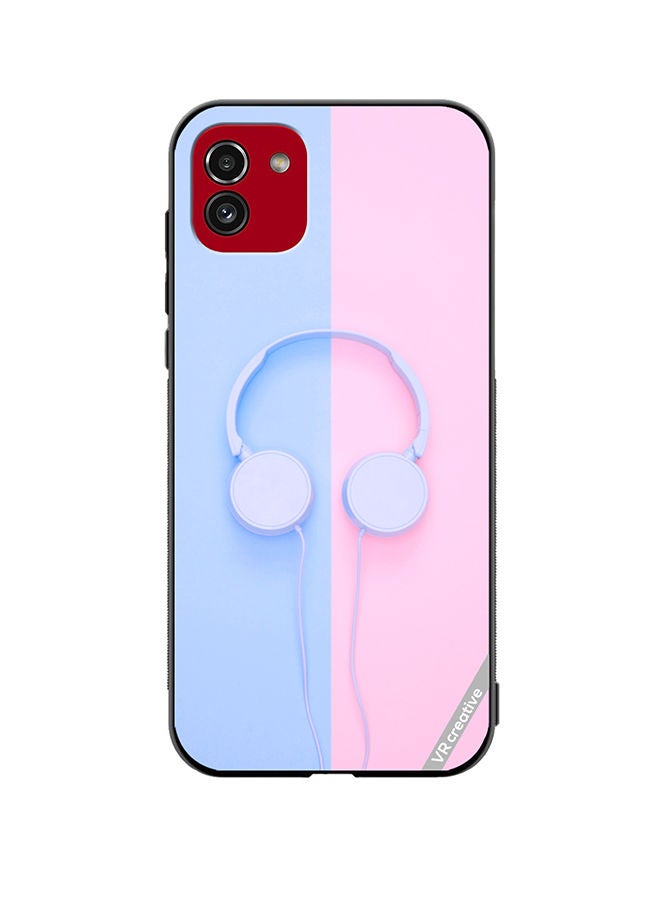 VR CREATIVE Protective Case Cover For Samsung Galaxy A03 Music Design Multicolour - Image 1