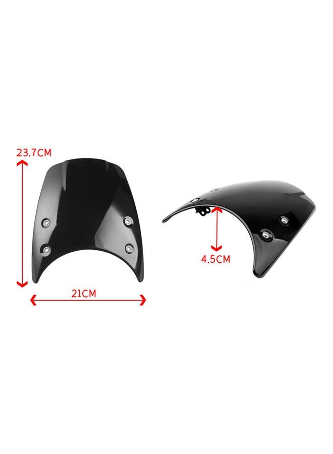 NIBEMINENT Motorcycle Wind Deflector Protection Shield - Image 2