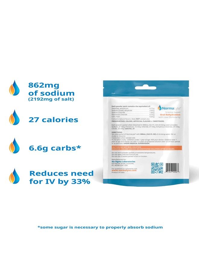 NormaLyte Oral Rehydration Salts (NORS) (Pure Pouch of 30 Stick)  - Image 3