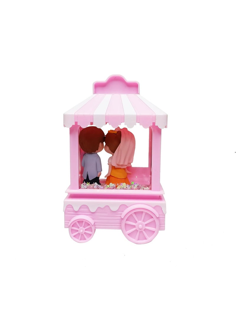 NorthLand Northland Love Couple Musical Showpiece with Led Light and Love Greeting Card - Best Gifts for Birthday, Anniversary, Wife, Girlfriend, Her, Gifts for Women, Birthday Gift for Wife  - Image 3