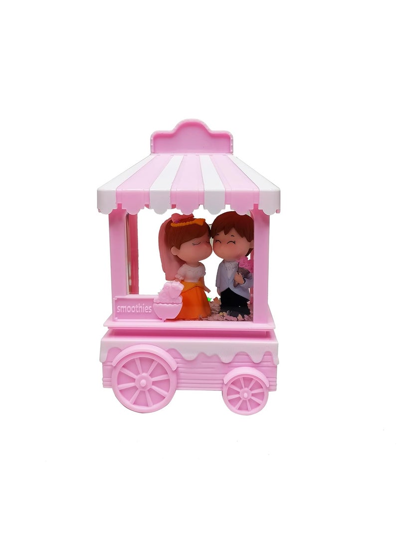 NorthLand Northland Love Couple Musical Showpiece with Led Light and Love Greeting Card - Best Gifts for Birthday, Anniversary, Wife, Girlfriend, Her, Gifts for Women, Birthday Gift for Wife  - Image 4