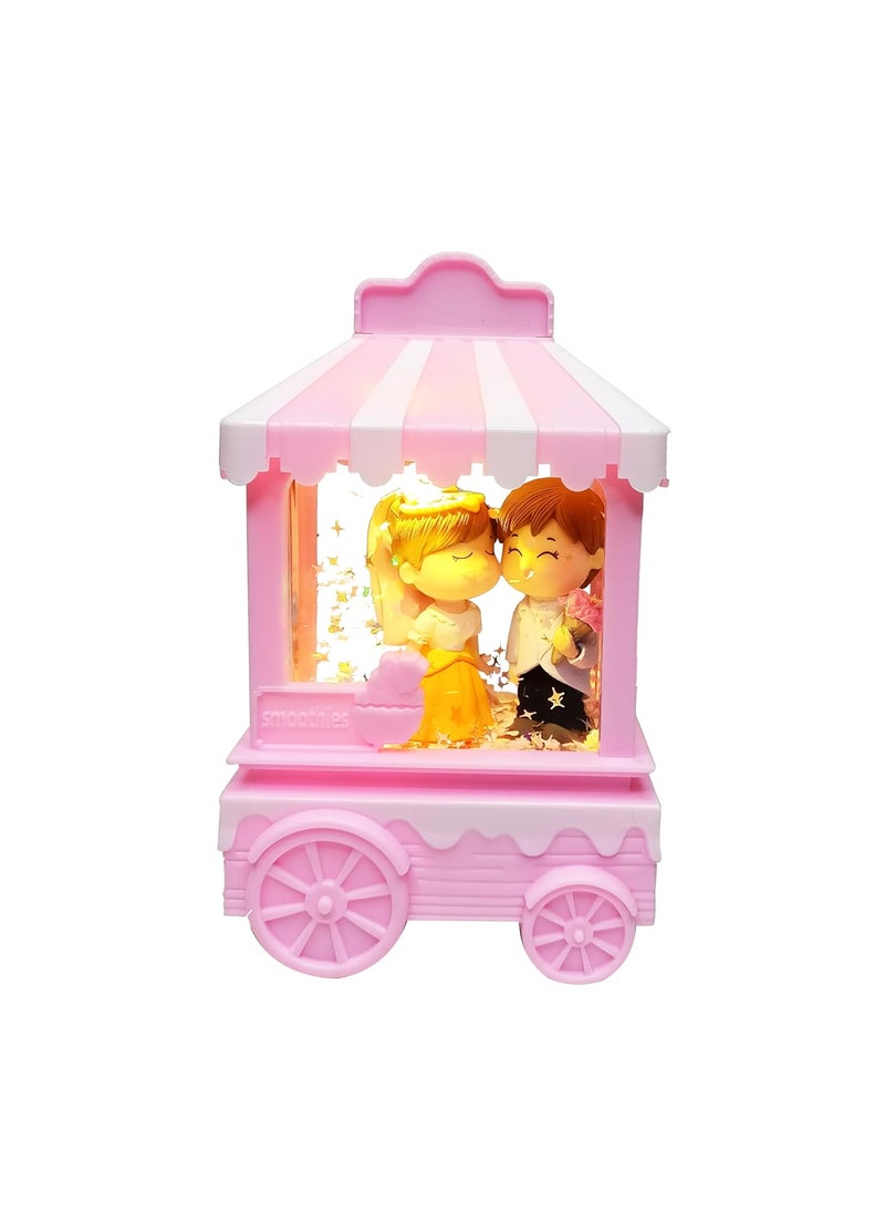 NorthLand Northland Love Couple Musical Showpiece with Led Light and Love Greeting Card - Best Gifts for Birthday, Anniversary, Wife, Girlfriend, Her, Gifts for Women, Birthday Gift for Wife  - Image 2