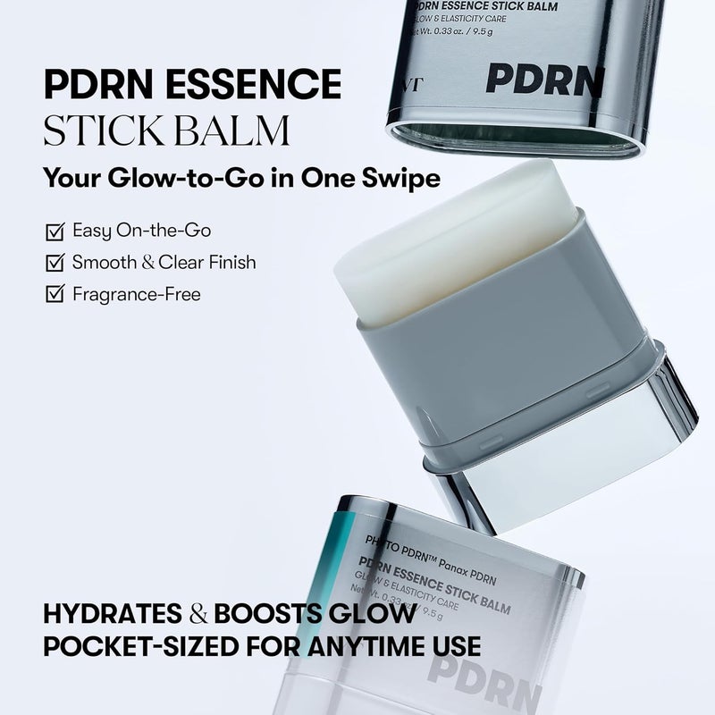 VT COSMETICS PDRN Essence Stick Balm | PDRN Collagen Multi Wrinkle Stick, All-in-One Eye & Neck Treatment, Glow Make Up Base & Face Treatment Balm - Image 2
