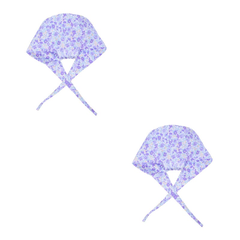 2pcs Adjustable Printed Operating Room Strap Hat Cotton Oil-proof Working - Image 1