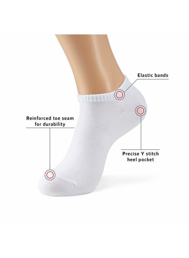 MONFOOT M 10/20 Pairs Light & Soft Cotton Low Cut Ankle Socks for Women and Men - Image 2