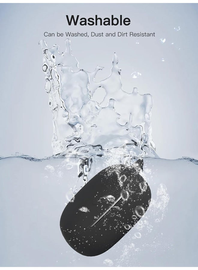 SJet for Liberty 5 Case Cover with Cleaner Kit, Soft Silicone Protective Case for Anker Soundcore Liberty 5 Case Keychain (Black) - Image 3