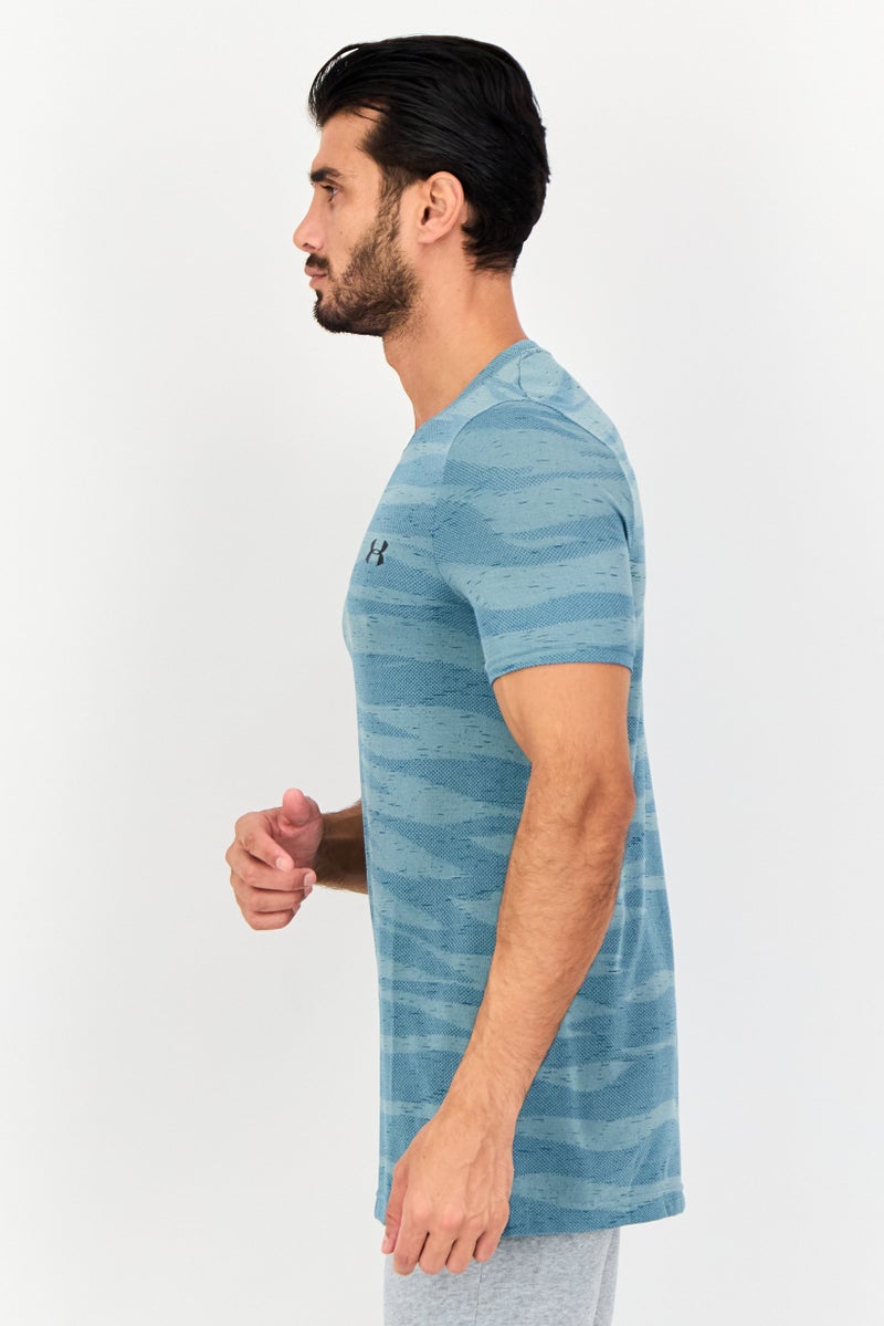 UNDER ARMOUR تي شيرت تدريب قصير الأكمام للرجال، متعدد الألوان - Image 4