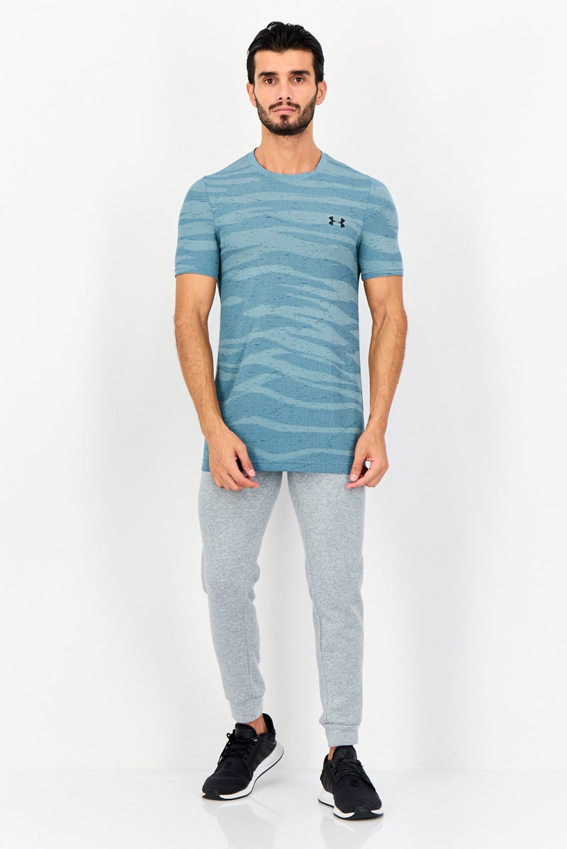 UNDER ARMOUR تي شيرت تدريب قصير الأكمام للرجال، متعدد الألوان - Image 3