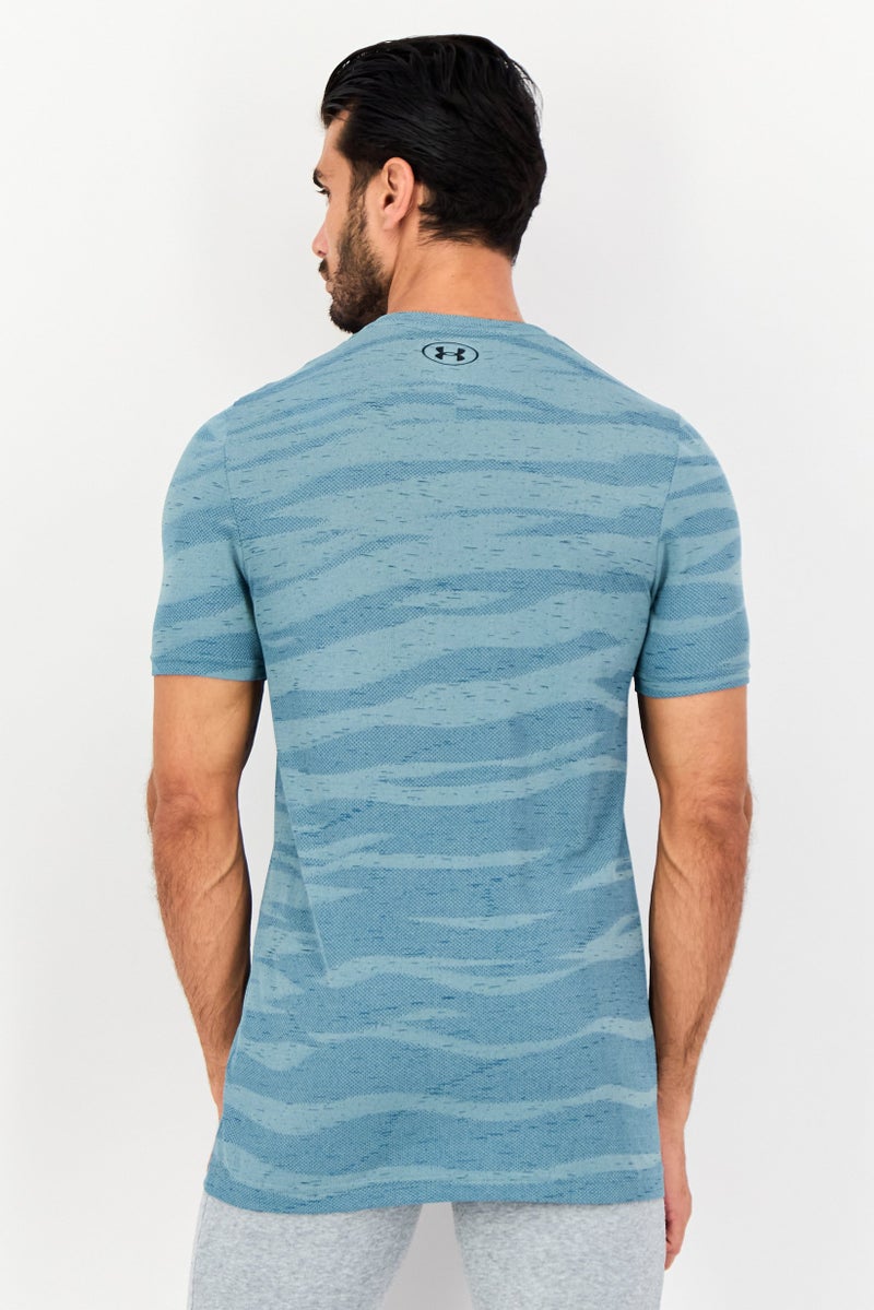 UNDER ARMOUR تي شيرت تدريب قصير الأكمام للرجال، متعدد الألوان - Image 2