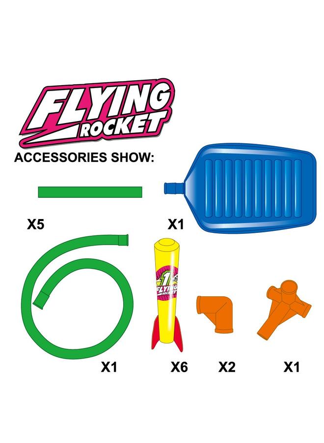 الأزرق جي دبليو 3 أقدام متتالية على الأضواء ، ألعاب قاذفة الصواريخ ، ألعاب رياضية ترفيهية في الهواء الطلق ، 3-6 سنوات - Image 5