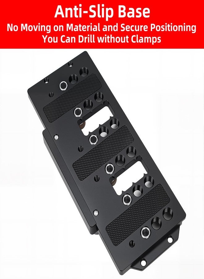 GOINGMAKE Shelf Pin Jig 1/4" and 5mm, Spliceable All Metal Cabinet Hardware Shelf Pin Drilling Jig, Woodworking Drill Guide for Straight Holes for Wobble-Free Shelves - Image 3