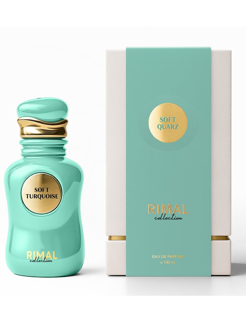 Rimal Collection عطر تركواز ناعم 100 مل - Image 1