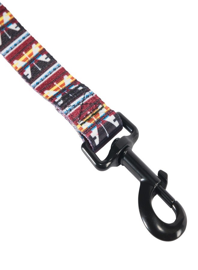 HOOEY Nomad Dog Leash, Durable Polyester Webbing Leash with Graphic-Inspired Prints, Totem, 6' - Image 2