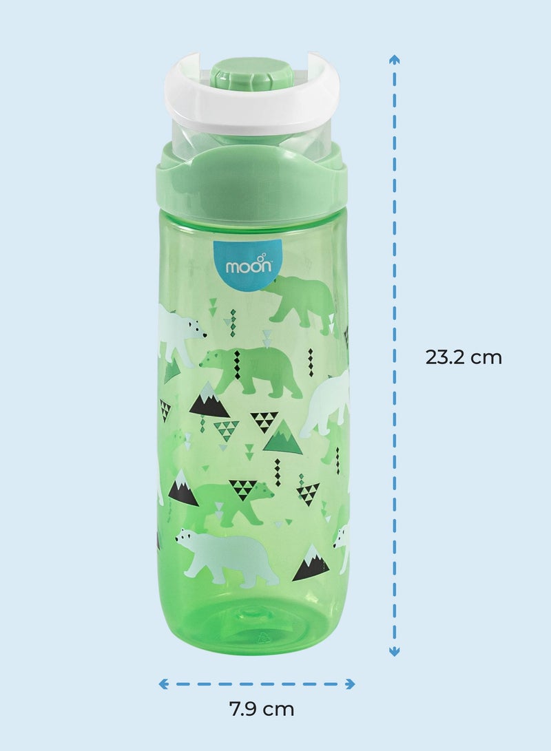 Moon Kids Water Bottle 735 Ml For 3 Years And Above - Green - Image 5