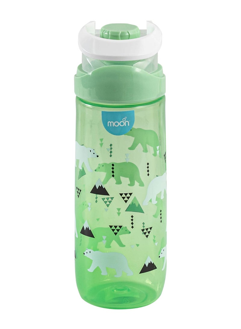 Moon Kids Water Bottle 735 Ml For 3 Years And Above - Green - Image 1