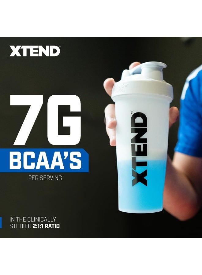 XTEND Sport BCAA Powder Blue Raspberry Ice - Electrolyte Powder for Recovery & Hydration with Amino Acids - 30 Servings - Image 5