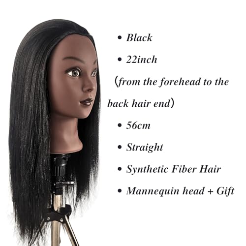 Leticia Mannequin Head with Hair for Braiding 16 Inch Practice Hair Mannequin Head for Hairstyling Traning Manikin Doll - Image 3