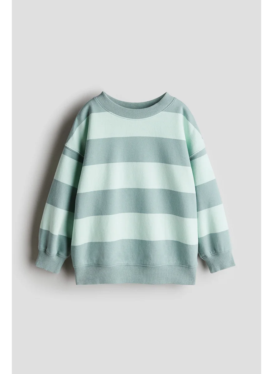 H&M Oversized Crew-Neck Sweatshirt