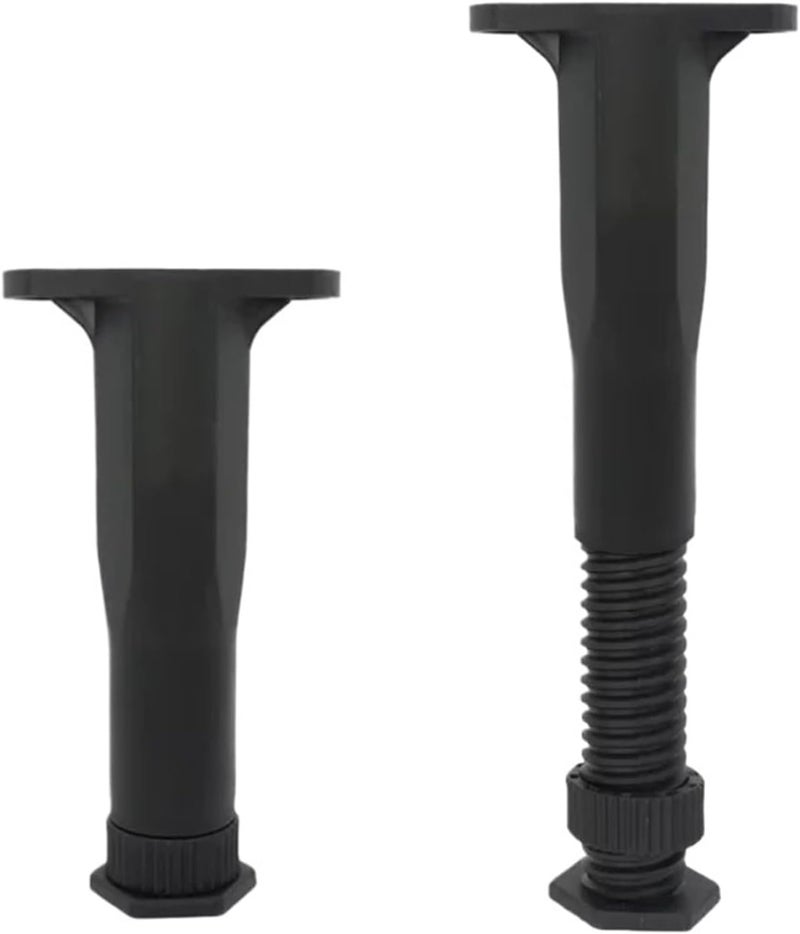 Furniture Legs 4pcs Adjustable Bed Support Foot Reinforced Plastic Furniture Leg Sofa Leg Bed Bottom Load Bearing Bracket(C) - Image 1