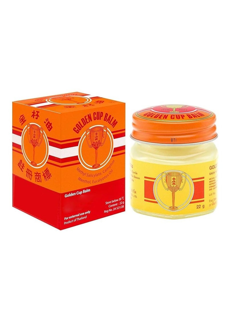 جولدن مرهم جولدن كب بالم الأصفر العشبي التايلاندي 22 جرام (عبوة من 6 قطع) - Image 2
